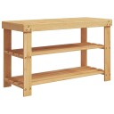  Skostativ 3-lags 70x27,5x45 cm bambus