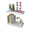 vidaXL Vegghyller 4 stk hvit 40 cm