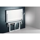 Pressalit Care stellebord 80x140 cm hvit