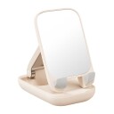 Baseus Seashell Series Mobilholder med speil   Beige