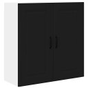  Kjøkkenskap med hylle Svart 80 x 31 x 80 cm Konstruert tre