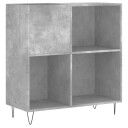  Hifi benk betonggrå 84,5x38x89 cm konstruert tre