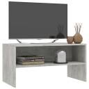vidaXL TV-benk betonggrå 80x40x40 cm sponplate
