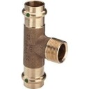 54 x 1,1/4" x 54 mm Sanpress T-stykke