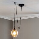 EMIBIG LIGHTING Starla pendellampe desentral 1-lk. glass klar