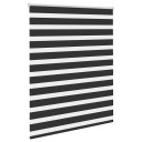 vidaXL Rullegardin zebramønster svart 140 x 175 cm