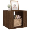  Nattbord brun eik 41x40x36 cm konstruert tre 8720845667160