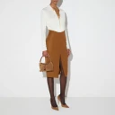 Elisabetta Franchi Dame Skjørt Brun M,