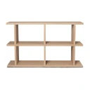 Ferm Living Kona Bokhylle  2x2   Naturlig eik