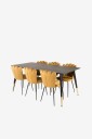 Furniture Fashion   Spisegruppe Doris med spisestol Limhamn   Svart