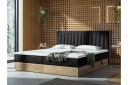 Oppbevaringsseng HARMONY 160x200   Svart