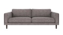 Rowico Home Braden 3 seters sofa Grå Greg 18 Brun eikben