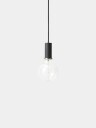 Ferm Living Socket takpendel lav - svart