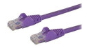 0.5m Purple Cat6 / Cat 6 Snagless Ethernet Patch Cable 0.5 m - network cable - 50 cm - purple