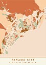 Black Maps Earth Tones 63 Poster Plakat / 21x30cm