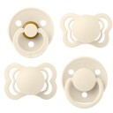 Bibs TryIt Collection Str 1. 06 Mnd Ivory 4Pk Smokker Fra Bibs