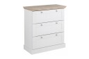Dareia Kommode 75 cm   Hvit / Brun