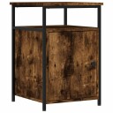 vidaXL Nattbord røkt eik 40x42x60 cm konstruert tre