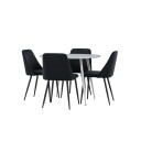 Venture Home Spisegruppe Venture Home Plaza Ø100 med 4 stk Night Stoler GR24373