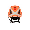 3M SecureFit X5007V Vernehjelm dobbelt godkjenning ventilert refleks Oransje Hodebeskyttelse