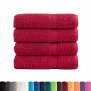 vidaXL Premium badehåndklær SOLUND 4 stk 100x150 cm 600 g/m2