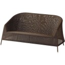 Cane line Kingston 2 seter Stabelbar loungesofa Mokka
