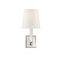 Square Tube vägglampa nickel