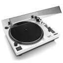 Lenco L-3810 Hvit Direktedrevet Platespiller med USB for DJ-er