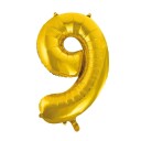 Folie Ballong Gull 86 cm - Tallet 9