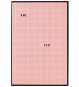 Design Letters bokstavstavle A2 Rosa