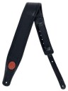 Levys Pad. Garm. Leather Strap 3"" BK