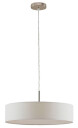 Lindby Hengelampe Sebatin til E27, 50 cm, hvit
