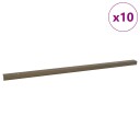  Trappeneser 10 pcs Brun 67 x 3 x 2 cm Aluminium