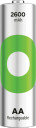 GP Recyko 2600 mAh AA Oppladbare Batterier 4-pakning