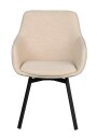 Rowico Home Alison spisestuestol Lys beige/svart Beige