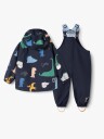 LIEWOOD Manu Regnsett Dino roar/Classic navy 104