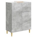  Serviesskap Betonggrå 66 x 34,5 x 90 cm Konstruert tre