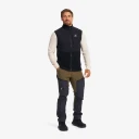 Revolutionrace Herre Overdeler Fleece & midlayers River Hybrid Fleece Vest Herre Black XS
