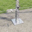  Gjerde med innlegg. sølv 1.4 x 100 m PVC belagt stål