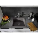 BLANCO NAYA 5 UX kjøkkenvask 51,5 x 51 cm Silgranit® steingrå