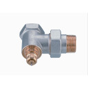 Danfoss RA-G radiatorventil 1", Vinkelløpende (Anvendes til 1-strengsanlegg)