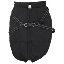 Vidaxl Hund Frakk Svart L68 Fleece Og Polyester