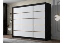 Cinerea Garderobe 250x215 cm - Hvit/Svart