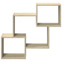  Veggskap 78x18x71 cm sonoma eik konstruert tre 8721158390950