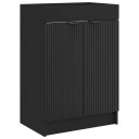  Baderomsskap under vask Svart 56 x 37,5 x 81 cm Konstruert tre