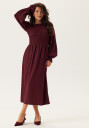 Bubbleroom Structure Long Sleeve Midi Dress