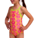 Funkita Badedrakt Trykt One Dele UV50+ Gift Rosa 3 år 98 Badetøy Gul