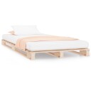 vidaXL Sengeramme 90x190 cm heltre furu 3FT Single