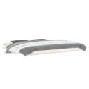 vidaXL Sengeramme hvit 200x200 cm heltre furu 8720845639501