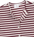 The New Cardigan   TnMoore   Gardenia Striped   The New   3 4 år (98 104)   Cardigan Bordeaux Hvit